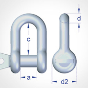 нержавеющая сталь Скобы (а) № 730 от Gunnebo