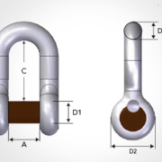 Утопленный Скобы (а) № 830DP от Gunnebo Утопленный Скобы (а) № 830DP от Gunnebo